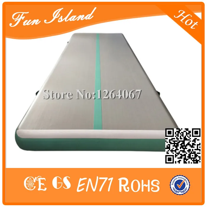 

Free Shipping 11x2x0.2m Custom Gym Mat Tumbling Gymnastics Inflatable Air Track for Sale Free One Pump