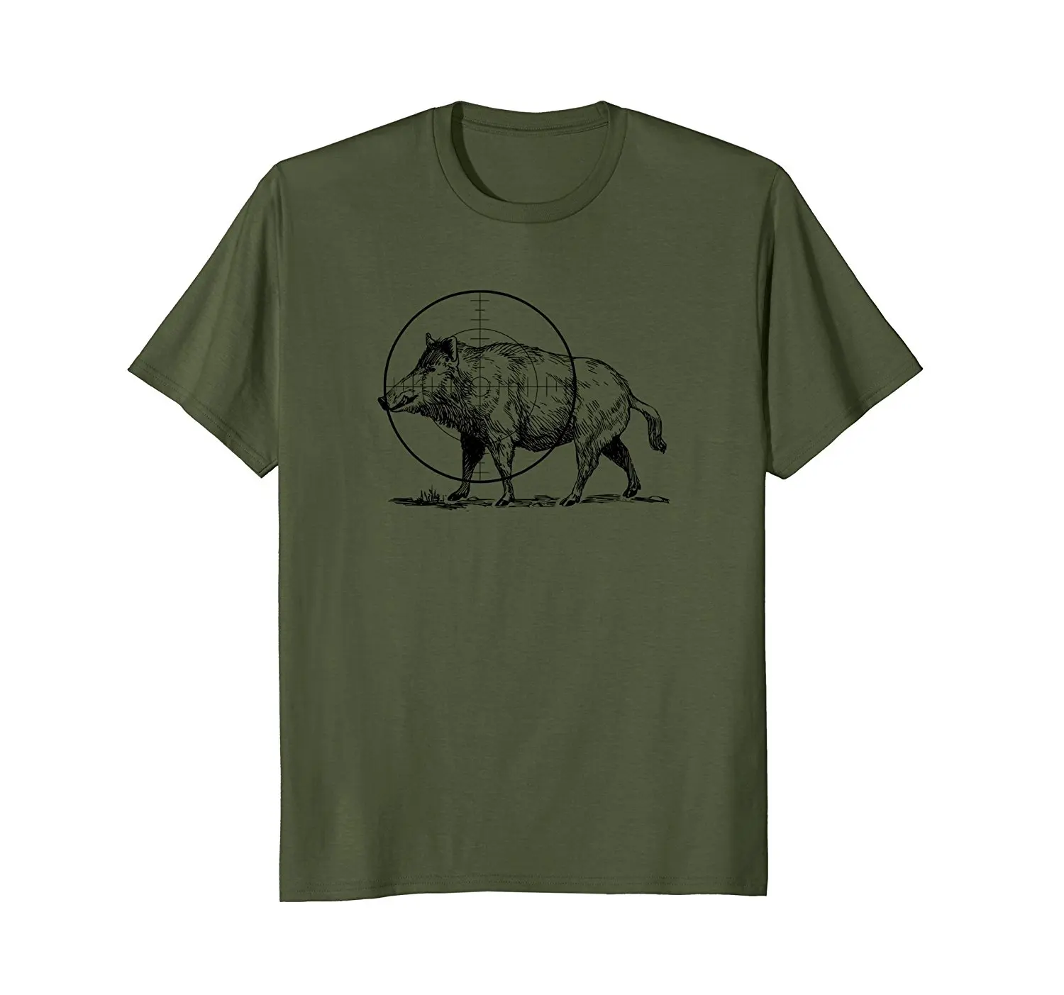 

2019 New Brand Cheap Sale 100 % Cotton Ferel Pig Boar Hunter Wild Javelina T-shirt Graphic Shirts