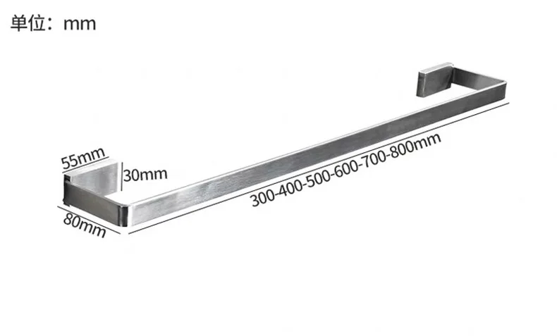 304 аксессуары для ванной комнаты из нержавеющей стали Вертикальная полка Кольца бумажные полотенца Держатель крючки для одежды