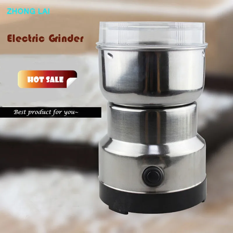 Electric Coffee Grinders Flour Mill Stainless Steel Grinding Miller