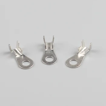 

100pcs/lot ,DJ431-5A/B/C/D/E,5mm type Dia Copper Circular Splice Terminal Wire Naked Connector For1-2.5 mm2 , Thickness 0.5mm