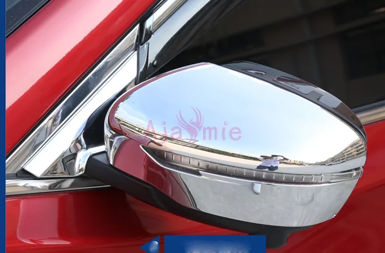 

Chrome Car Styling Door Mirror Cover Rear View Overlay Panel Trim 2016 2017 2018 For Nissan Qashqai Rogue Sport Accessories