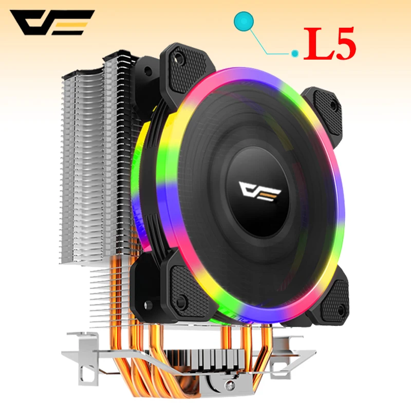 Darkflash L5 وحدة المعالجة المركزية مسند تبريد للاب توب مدمج به مكبر صوت TDP 280 W 5 heatpipes 4 p PWM LED 120 مللي متر مروحة المبرد غرفة تبريد/115X /775/1366/AM2 +/AM3 +/AM4 Darkflash L5 وحدة المعالجة المركزية مسند تبريد للاب توب مدمج به مكبر صوت TDP 280 W 5 heatpipes 4 p PWM LED 120 مللي متر مروحة المبرد غرفة تبريد/115X /775/1366/AM2 +/AM3 +/AM4