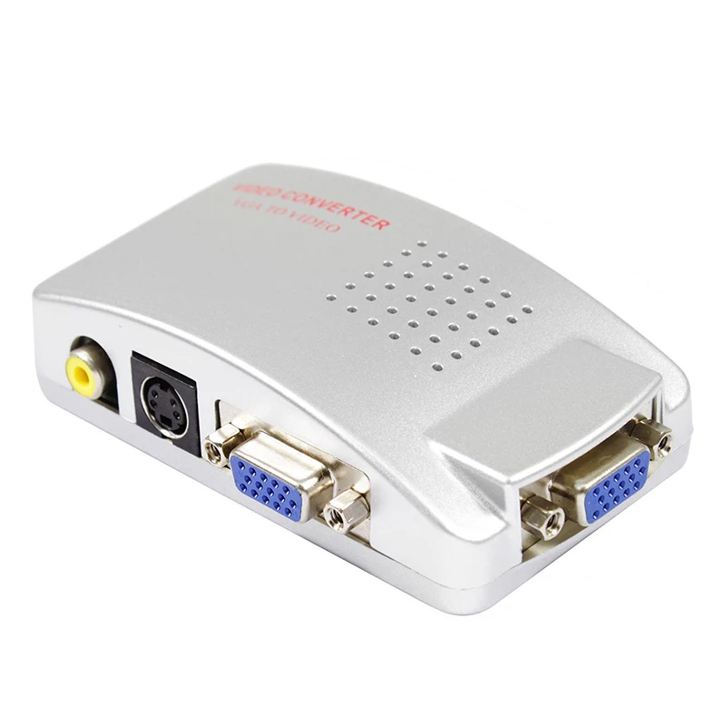 Universal NTSC PAL VGA To TV AV RCA VGA Signal Adapter Converter Video