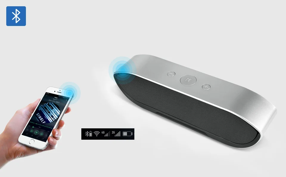 Magift Wireless Soundbar Subwoofer Bluetooth Speaker Support Line in Handsfree TF Desktop altavoz for Phone PC for Xiaomi (2)