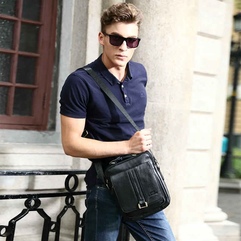 CROSS OX Business Men Genuine Leather Bag Natural Cowskin Men Messenger Bags Vintage Men's Cowhide Shoulder Crossbody Bag SL053M CROSS OX Business Men Genuine Leather Bag Natural Cowskin Men Messenger Bags Vintage Men's Cowhide Shoulder Crossbody Bag SL053M