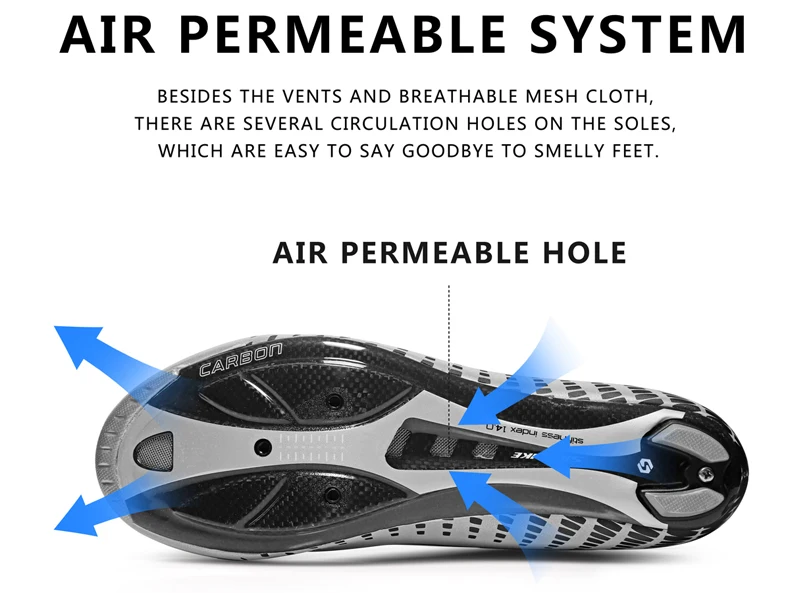 Sidebike 3M Reflectiv Carbon Ultralight Cycling Shoes self-Locking Racing Bike Shoes Road Bike Athletic Riding Shoes Ciclismo