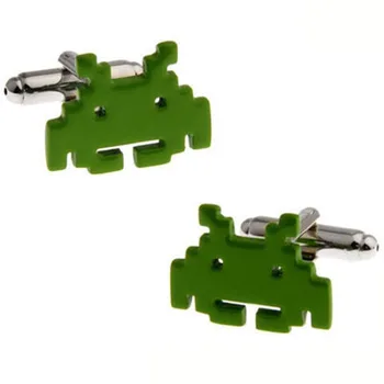 

Green Cufflink Cuff Link 15 Pairs Wholesale Free Shipping