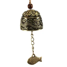 Русалка сад ветер колокольчики украшения деревянный дом пейзаж Сад Стены подвески для самодеятельного творчества подарки Ретро металлические колокольчики наружный Декор