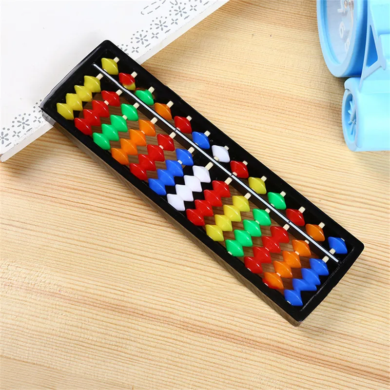

Colorful Plastic Portable Arithmetic Soroban 13 Column Mathematics Beads Calculate Chinese Abacus Children Educational Tool