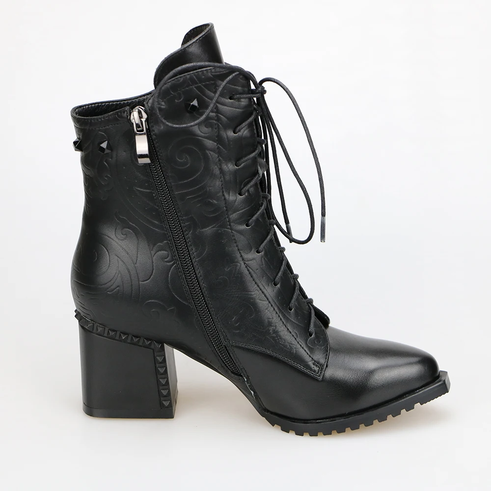 Kickway/женские ботильоны Женские ботинки больших размеров 34 43 botas mujer invierno Коллекция