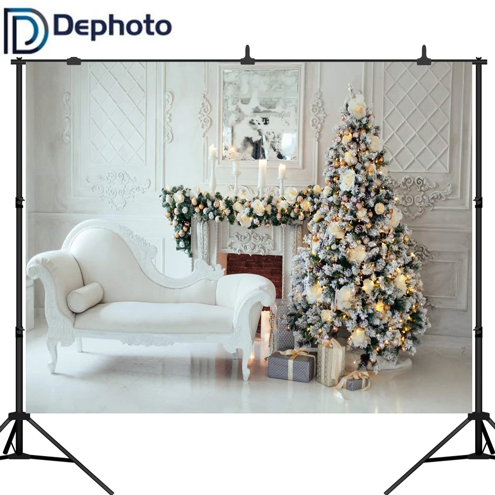 Виниловые Рождественские фоны для фотосъемки детей с компьютерной печатью