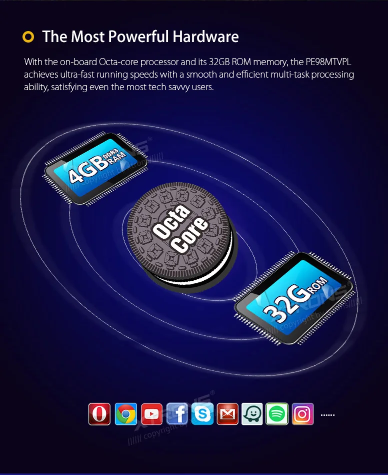 Top XTRONS 9" Android 8.0 Octa Core Car Player Radio GPS No DVD for VW Volkswagen Golf Plus Passat CC Touran Tiguan Sharan for Seat 8