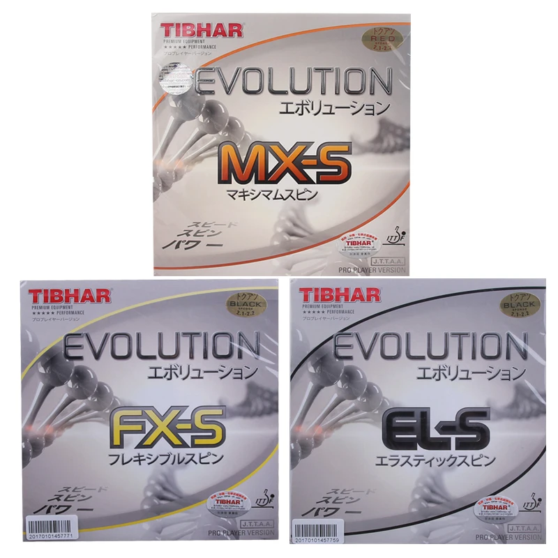 

TIBHAR EVOLUTION EL-S / MX-S / FX-S Germany Table Tennis Rubber Pips-in Ping Pong Sponge TENERGY Style
