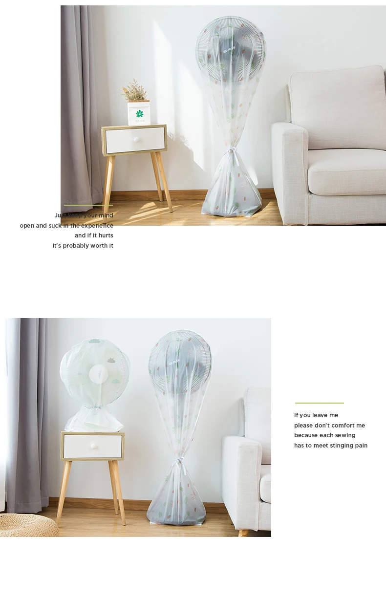 Dust-proof Cover Full Cover Of Stand Fan Cover Full-package Electric Fan Dust Shield Merchandising Household Merchandises Korean_14