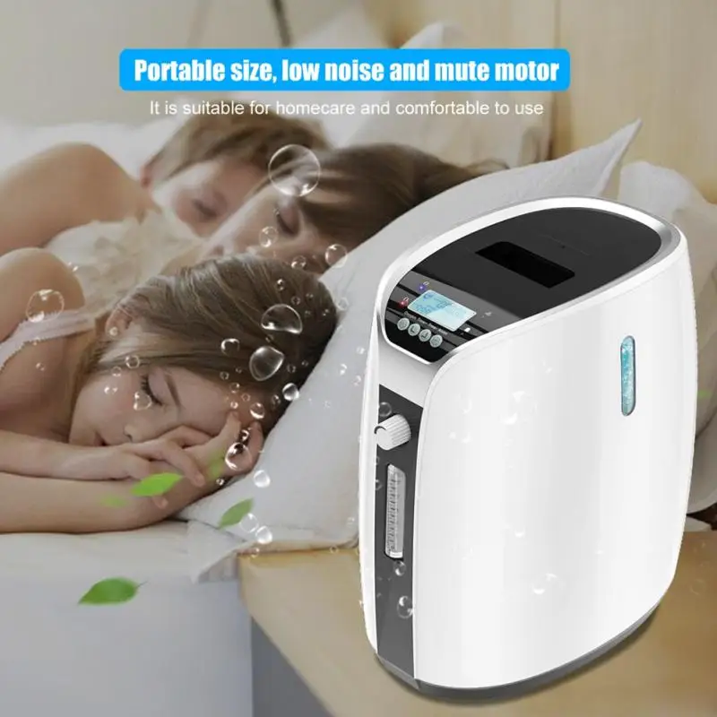 

Portable Homecare Air Purifier Oxygen Generator Machine Oxygen Concentrator Devicefor Fruits Vegetables Sterilization 220-240 EU