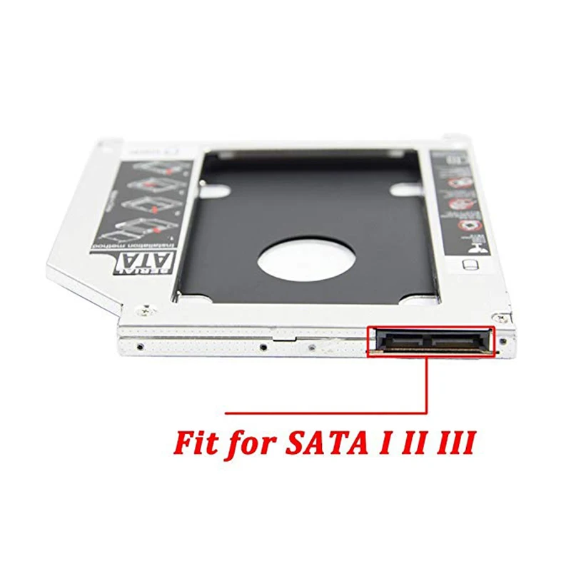 Жесткий диск Caddy лоток 9,5 мм Универсальный SATA 2nd HDD HD SSD корпус жесткий диск Caddy чехол лоток для 9,5 мм ноутбука CD/DVD-ROM