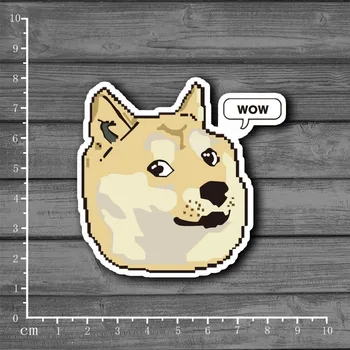 

W O W dog Stationery Graffiti Suitcase Kids Sticker Decor For Ablum Scrapbooking Laptop Notebook Sticker[Single]