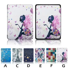 Новейший ультра тонкий умный кожаный чехол-футляр на магните для Amazon Kindle Paperwhite 4 ультратонкий