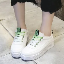 

White Sneakers Platform Woman Autumn Winter Sneakres Women 2018 Ladies Chunky Sneakers Female Casual Short Plush Warm Shoes