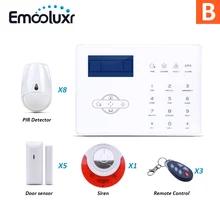 Приложение управления GSM PSTN умный дом сигнализация система ST-IIIB с анти-ПЭТ PIR сенсор и датчик двери окна детектор