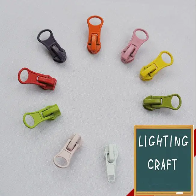 

20 pcs/Lot 5# Size Metal Mulitcolor Zipper Sliders For Sewing And Craft Diy