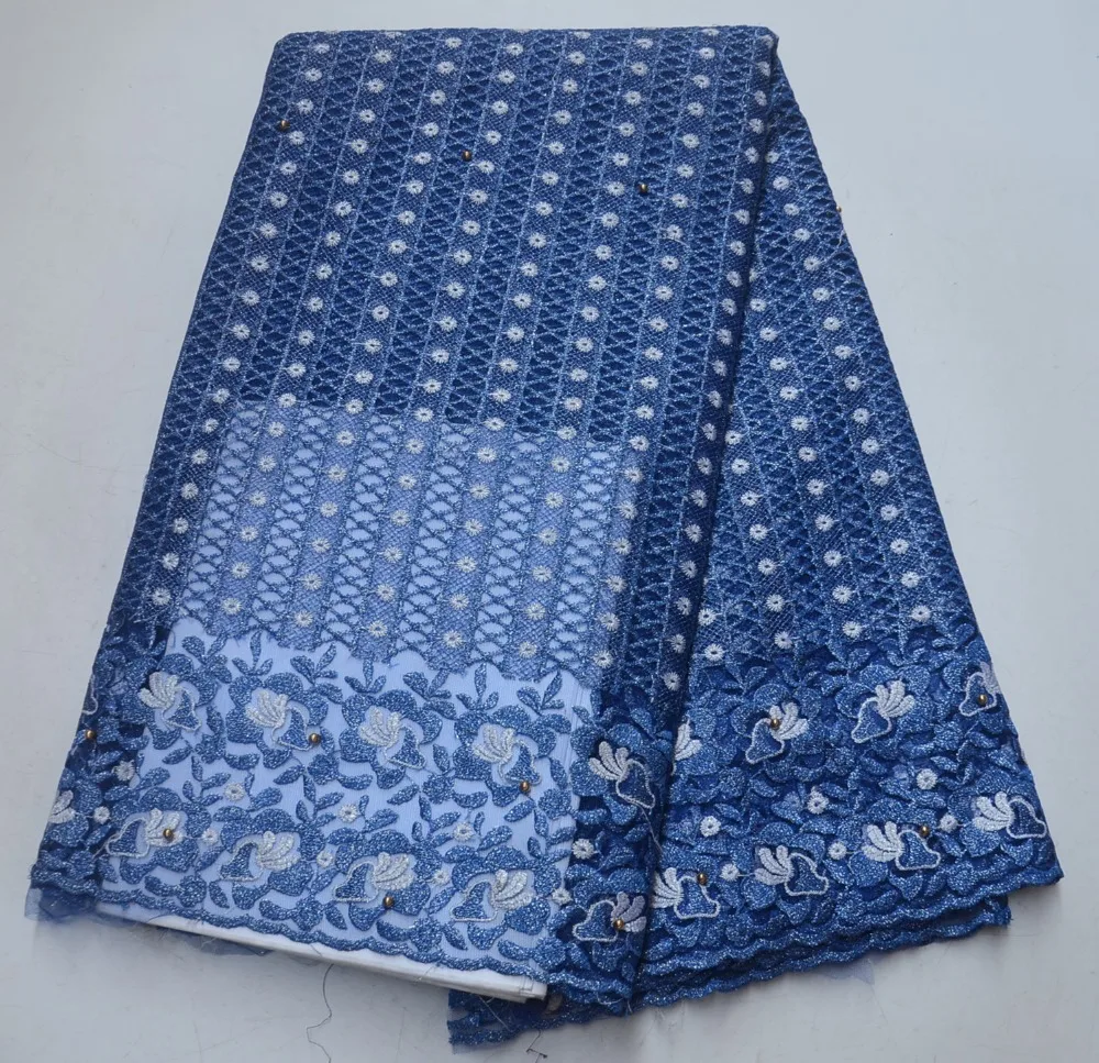 

Latest African Lace Fabric 2019 High Quality French Lace Fabric for Party Wedding Dress Clothes
