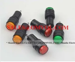 

20pcs 12mm Indicator light Signal light indicator lamp DC12V red,green,yellow