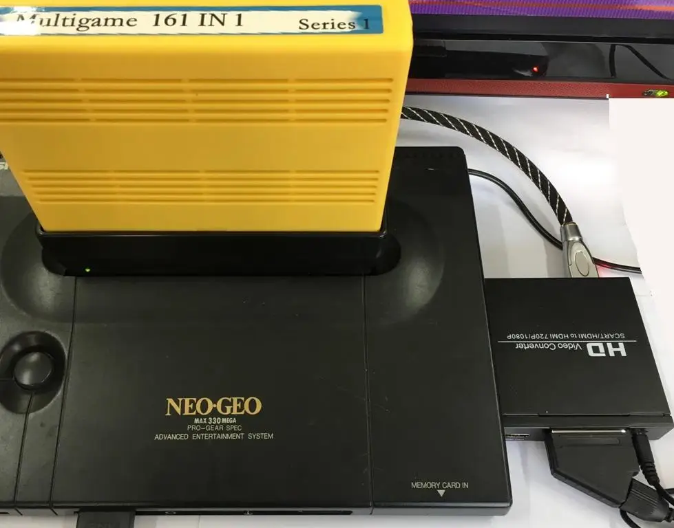 Стерео звук HDMI конвертер и HD видео Upscaler для NEOGEO AES/CD консоли|converter hdmi|upscaler hdmi |