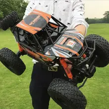 Хит супер большой гоночный Радиоуправляемый автомобиль 2837 1:10 масштаб 48 см по всей местности 4WD Вождение большая нога RC автомобиль рок альпинист внедорожная модель автомобиля