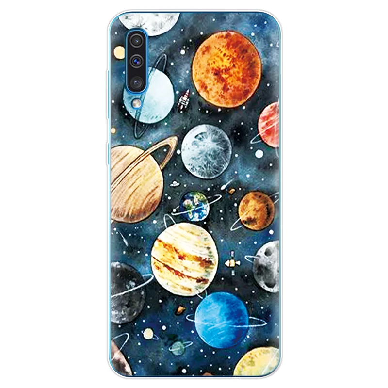For Samsung A50 Case a50 Silicone Soft Back Cover For Para Samsung Galaxy A50 6.4'' TPU Space astronaut Thin Protective 2019 For Samsung A50 Case a50 Silicone Soft Back Cover For Para Samsung Galaxy A50 6.4'' TPU Space astronaut Thin Protective 2019