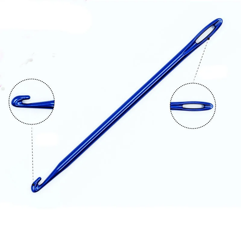 1 Piece 2.75mm 4.0mm 6.0mm Afghan Tunisian Aluminium Crochet Hook DIY Knit Tool With An Eye Knitting Sewing Needles Crochet Hook (5)