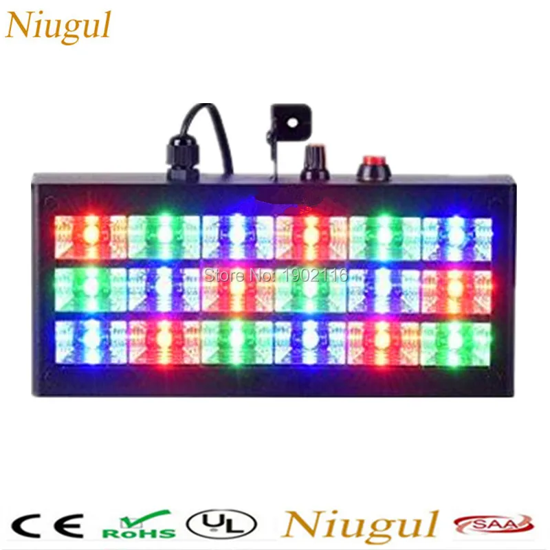 Niugul 35W Voice Activated LED Strobe DJ Lights 18pcs RGB Strobe Ball