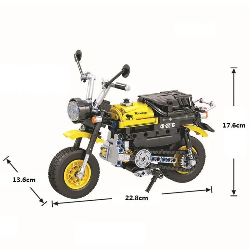 Лего technic Creator мотоцикл мото строительные блоки мотоцикл модельные наборы кирпичи Классическая Игрушка-подарок для детей