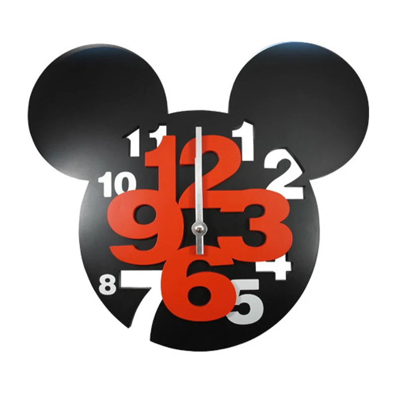 Buy Mickey Mouse large digital decorative wall clock