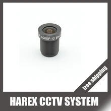Объектив cctv 2MP 1080P 3,6 мм/6 мм дополнительно для HD Full HD камеры видеонаблюдения для 720P и 960P IP камеры M12* 0,5 MTV крепление