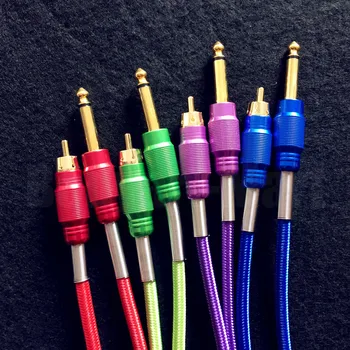 

Top Wool Knitted RCA Tattoo Power Clip Cord Supply 8 Colors Optional TCC08#