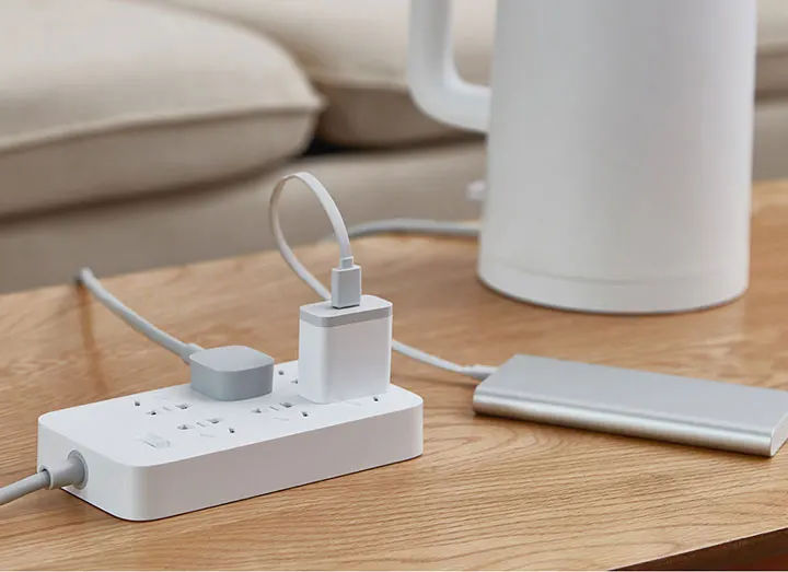 Xiaomi Mijia power Strip 6 розеток включение/выключение питания 2500 Вт 10 а защита от перегрузки для офиса и дома mihome