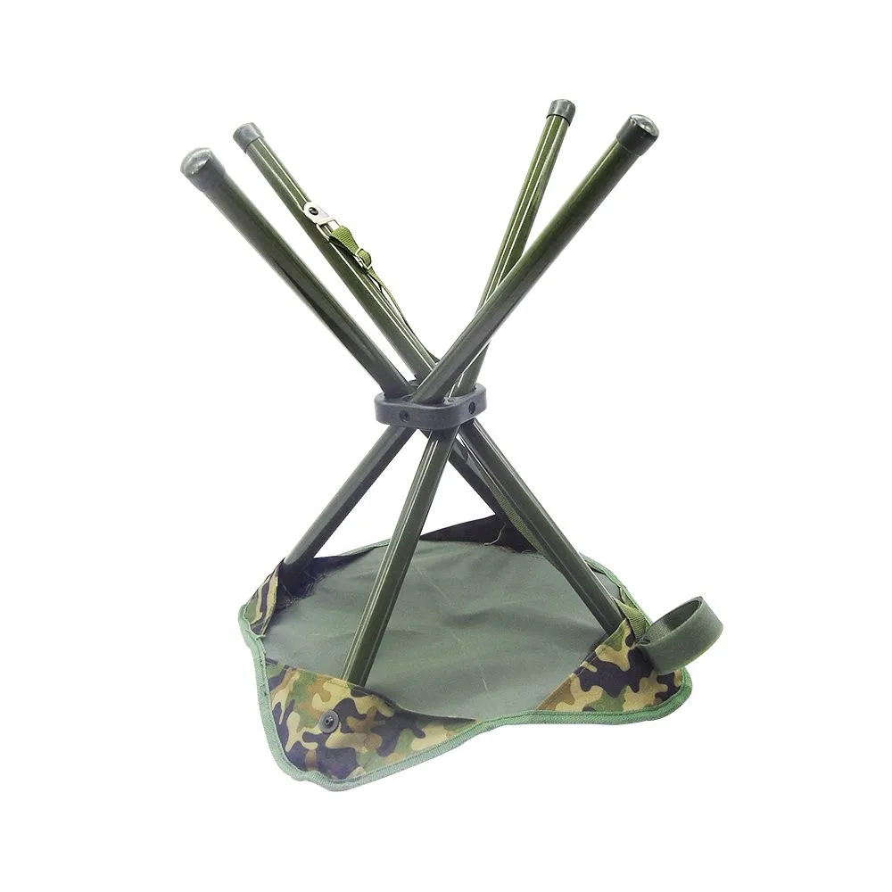 Cadeira de Pesca Cadeira de Acampamento Leve para ao ar Portátil Dobrável Cadeira Heavy Duty Camping Traving Assento Fezes Viagem Peso Livre 300lbs 5 Esporte e Lazer