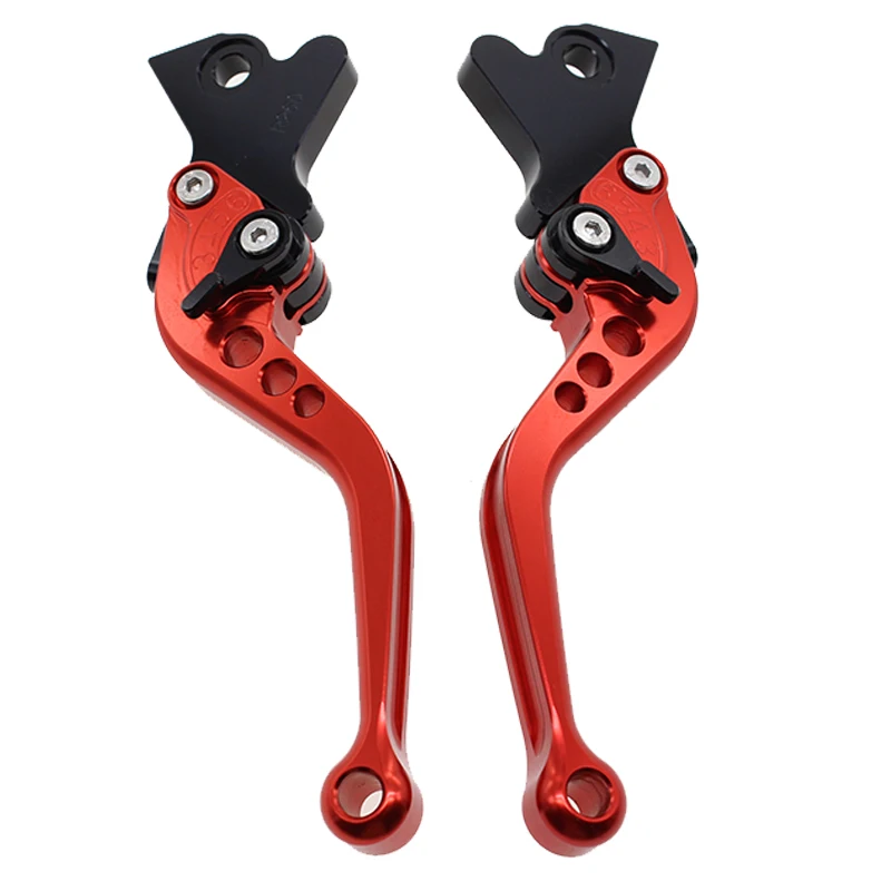 Front & Rear Disc Brake Levers Adjustable Racing Motorcycle Brake Lever