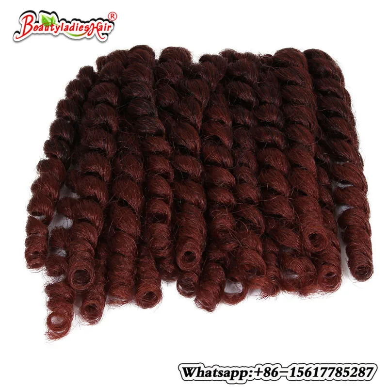 Alizing короткие Ombre палочка кудри твист кос крючком волос 3 пакетов/лот отказов 8