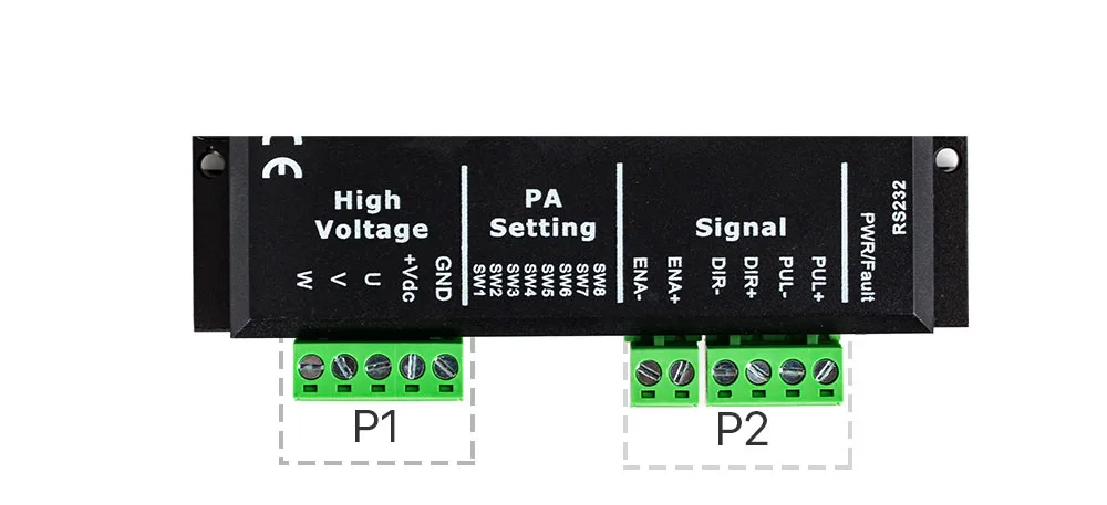 Leadshine 3 фазы 3DM580 шаговый двигатель драйвер 18-50VDC 1,0-8.0A