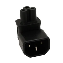 Angled IEC 320 C14 to IEC C5 angled adapter C14 to C5 Angled adapter IEC 320