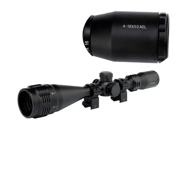 

4-16x50AOL Compact Riflescopes Hunting /air Rifle Scope with Red and Green Range Finder Reticle Riflescope