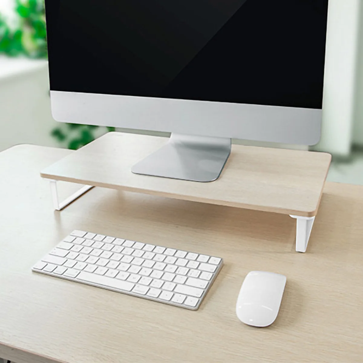  New Computer Stand Monitor Increased Shelf Screen Heightened Base Desktop Keyboard Storage Shelf El