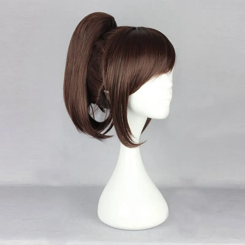 2018 Attack on Titan Sasha Blouse Red-Brown Ponytail Cosplay Wig