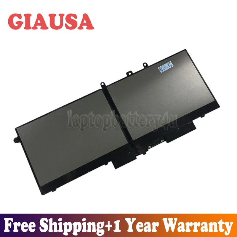 GIAUSA 7,6 V 68Wh GJKNX Аккумулятор для Dell Latitude E5580 E5480 E5280 Precision 15 3520 GD1JP Series
