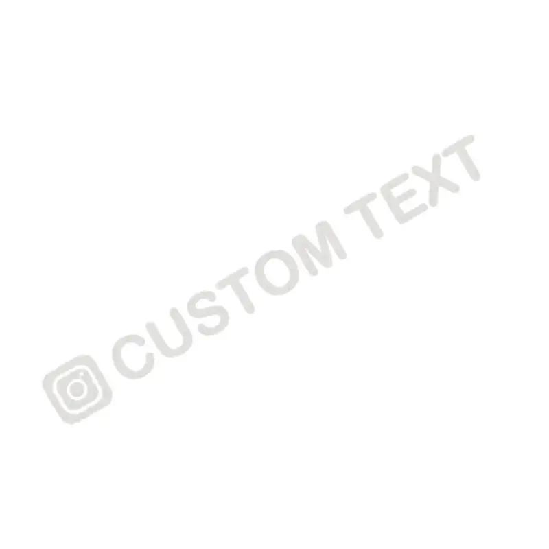 

20*2CM Personalized Custom Username Waterproof Car And Motorcycle Decals Bumper Sticker