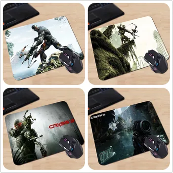 

Soft Silicone Optical Computer Mouse Mat Anti-slip Gaming Rectangular Mouse pads Crysis 3 2016 Non-slip mouse pad notebook