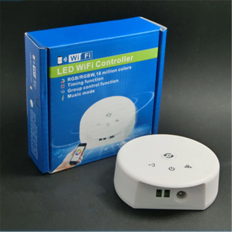 

WIFI RGBW LED Controller DC12-24V 5 Channels RGB / WW / CW for LED Strip Applicable to IOS and Android Mobile